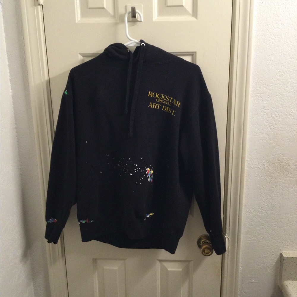 Rockstar Art Dist. Black Hoodie